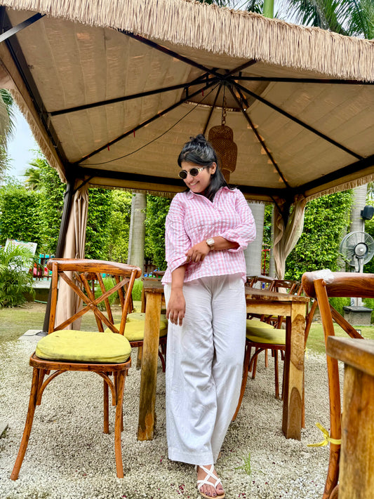 Sugar Checks (Oversized Shirt)