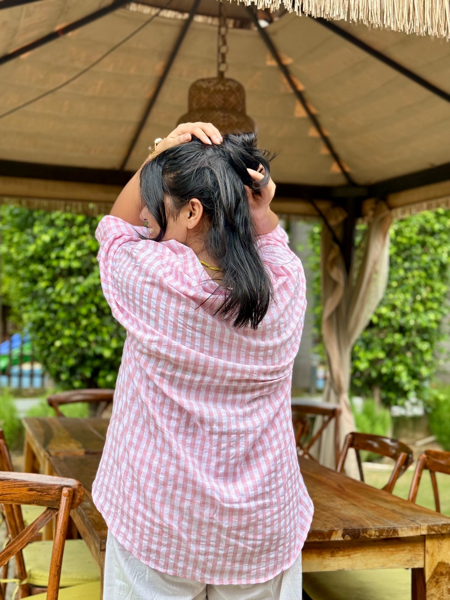 Sugar Checks (Oversized Shirt)